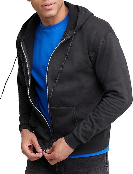 Men's American Fashion Brand Hooded Zipper Loose Pullover Top Sweatshirt Jacket