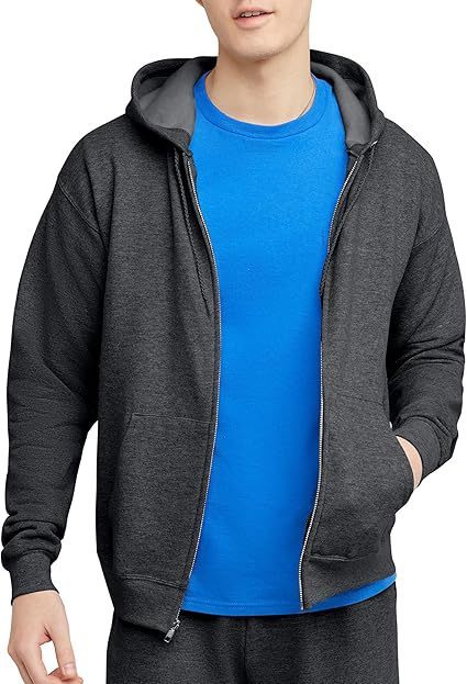 Men's American Fashion Brand Hooded Zipper Loose Pullover Top Sweatshirt Jacket